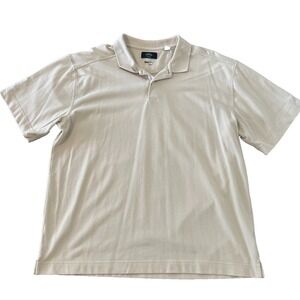 Callaway‎ Polo Shirt Mens 3XL Beige Short Sleeve Collared Stretch X Series